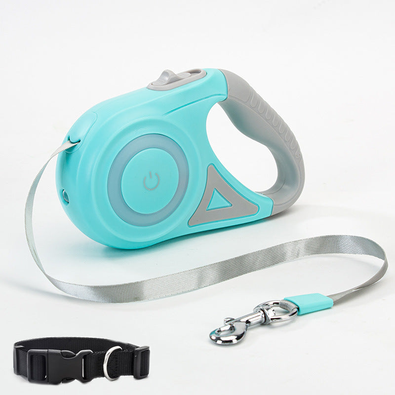 Retractable Dog Leash with LED Light - 3M/5M