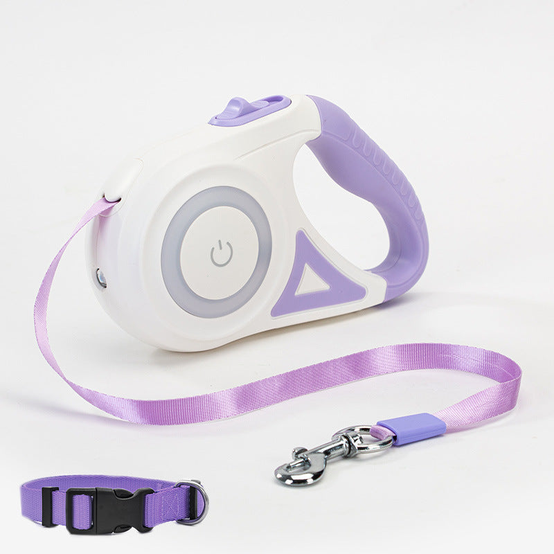 Retractable Dog Leash with LED Light - 3M/5M
